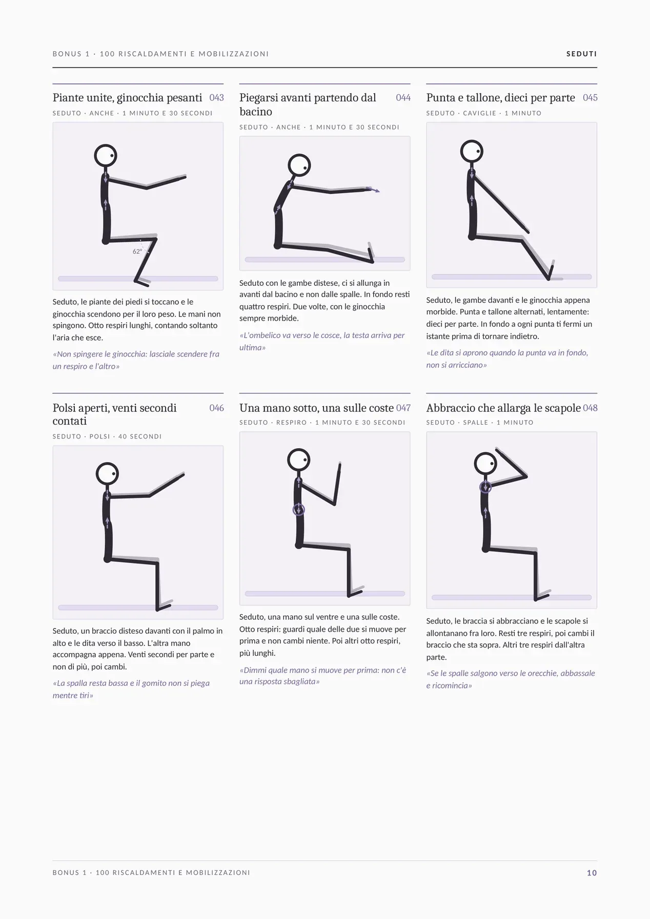 Pagina reale del MasterPack Pilates Pro 5